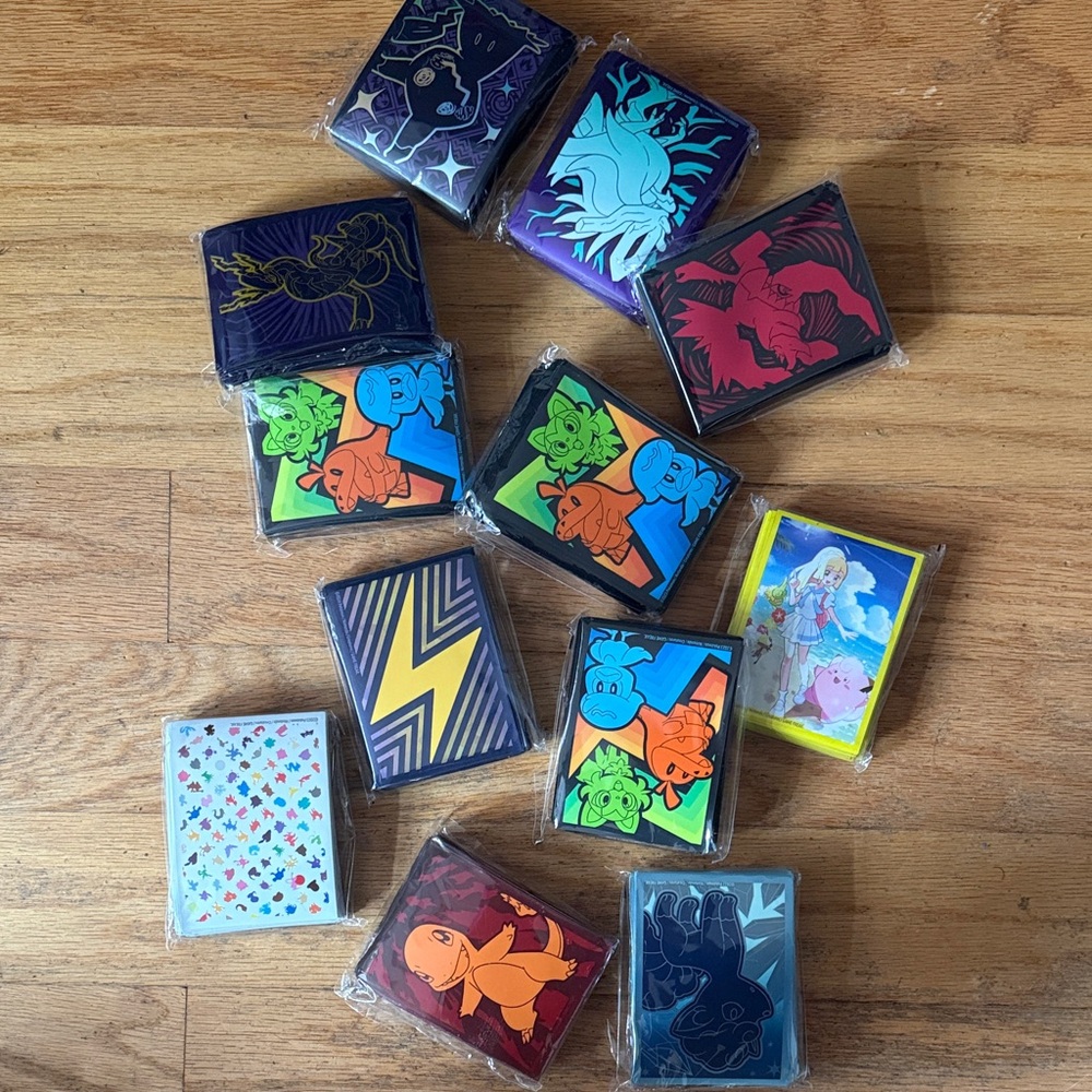 Pokemon TCG ETB Sleeve Deck Collection Brand New